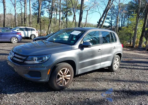 2013 Volkswagen Tiguan S из США, поврежденный, VIN WVGAV7AXXDW534308